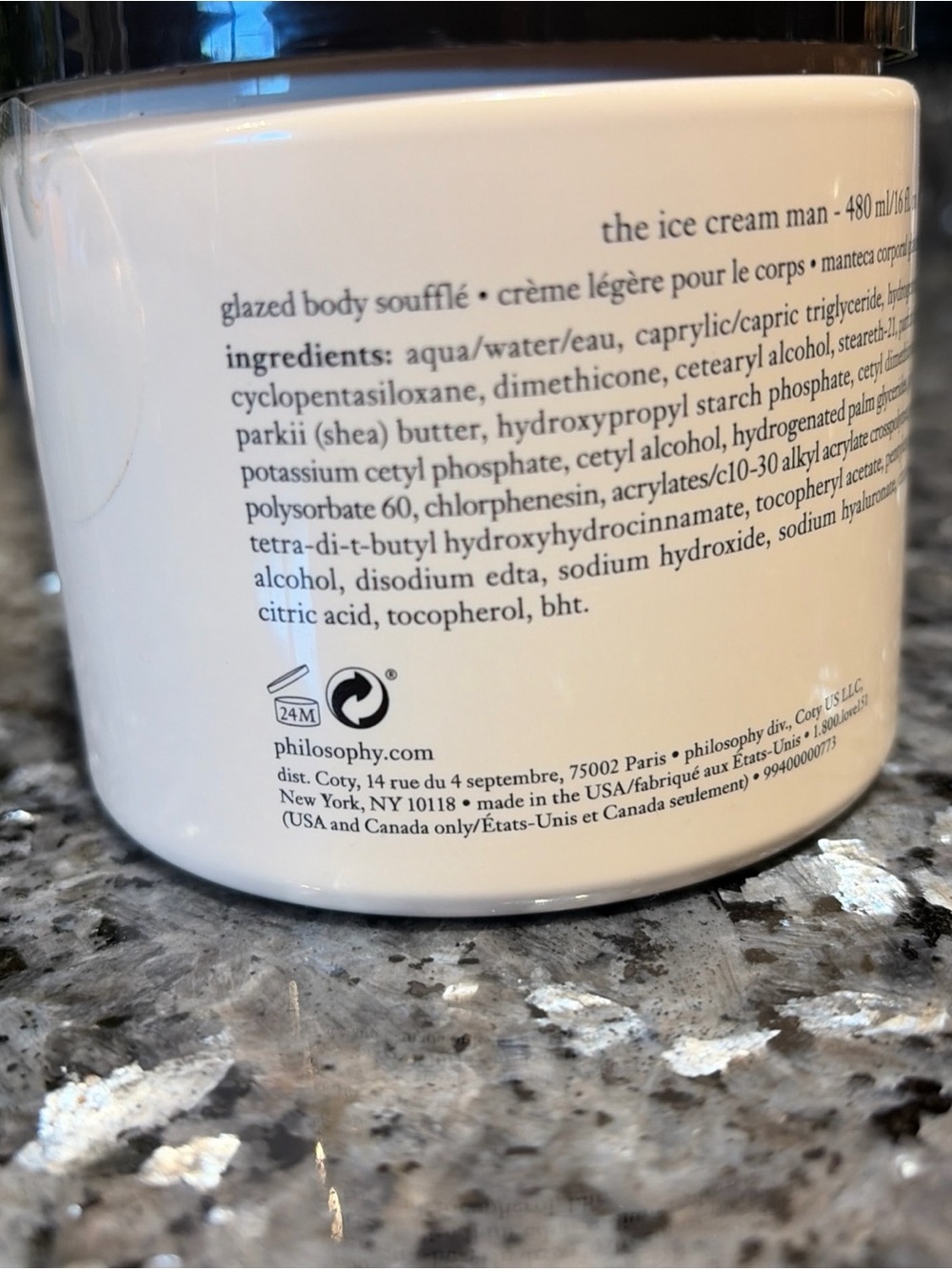 Philosophy The Ice Cream Man Glazed Body Souffle 16 Oz Rare Discontinued Read - Picture 6 of 9